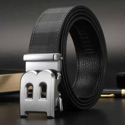 New Wide 34mm Luxury Vintage Designer B Belt Buckle Men High Quality Women Genuine Real Leather Dress Strap Male Belt for Jeans