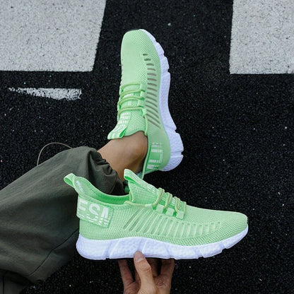 Summer Men Sneakers Lightweight Breathable Mesh Outdoor Casual Shoes Fashionable Tennis Training Shoes Men's Free Shipping
