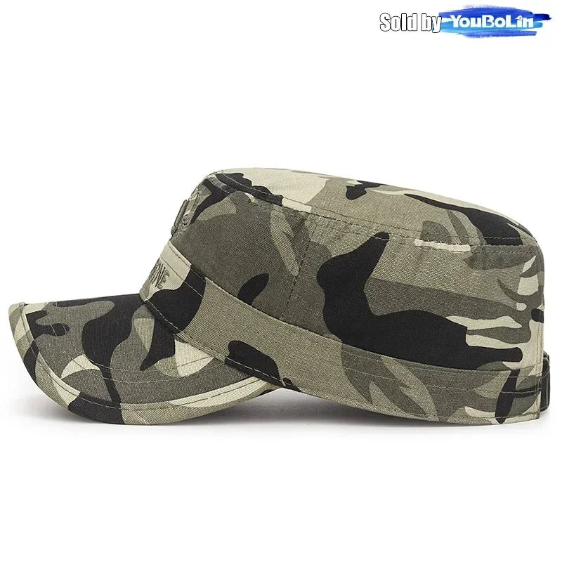 AIRBORNE Airborne Commando Cadet Flat Cap Sun Hat Trucker Caps Dad Hats