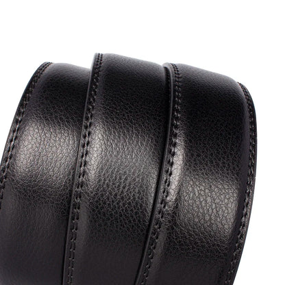 Genuine Leather Belts Without Buckle for Men Women High Quality Male Jeans Belt Large Size Belt No Buckle for Automatic Buckle