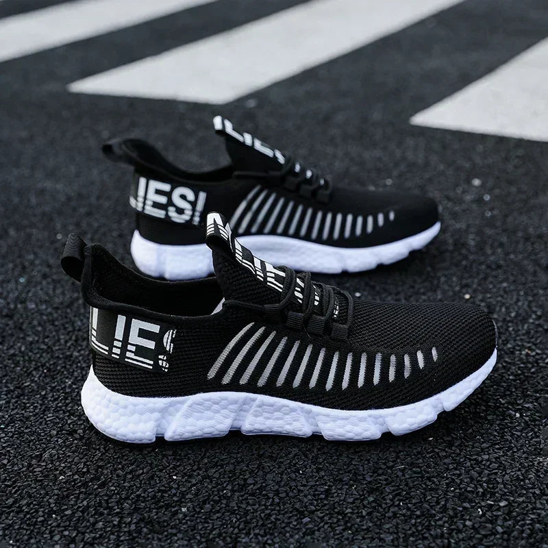 Summer Men Sneakers Lightweight Breathable Mesh Outdoor Casual Shoes Fashionable Tennis Training Shoes Men's Free Shipping