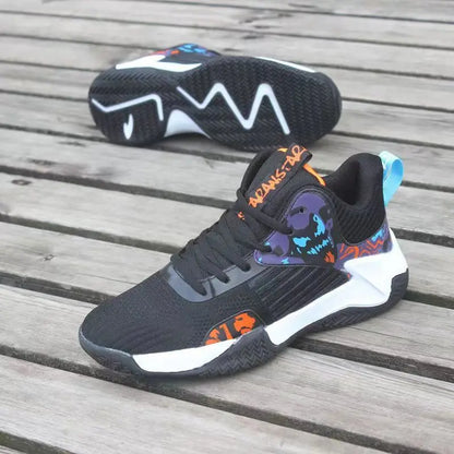 New Anti-Slip Men's Sneaker High Top Men's Basketball Shoes Luxury Comfortable Running Shoes Fashionable Versatile Casual Shoes
