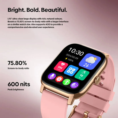 New Zeblaze Btalk PRO 1.91'' HD Display Voice Calling Smart Watch Multiple Sports Modes Health Tracking Smartwatch