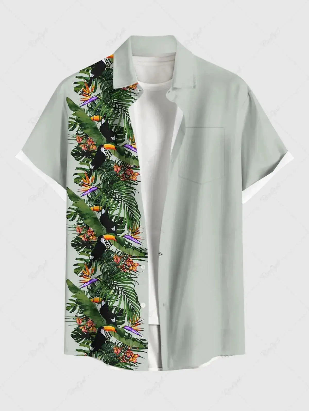 In the summer of 2026, we will add 3D printed men's shirts, Hawaiian shirts with buttons, beach vacation shirts, short-sleeved s