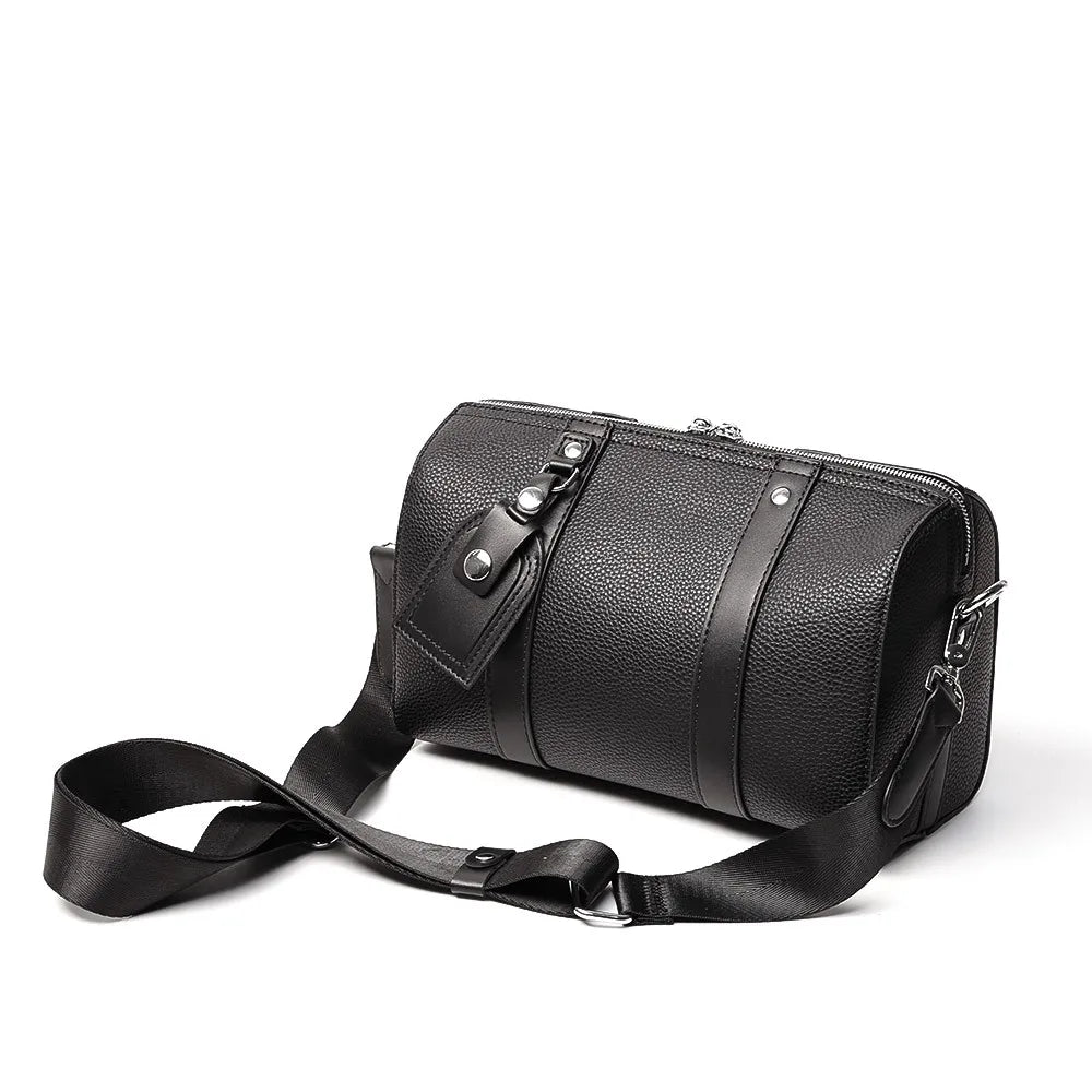 2026 Fashion Pillow Crossbody Bag Men Luxury Brand Men's Crossbody Bags Large Capacity Handbag Plaid Sling Shoulder Bag Male