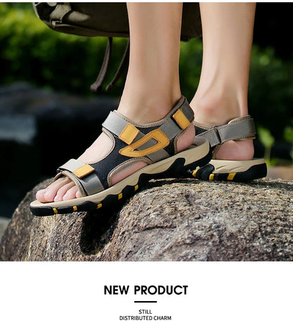 Big Size Summer Comfortable Outdoor Men's Sandals Lightweight Men Shoes For Male Casual Shoes Water Walking Soft Beach Sandals