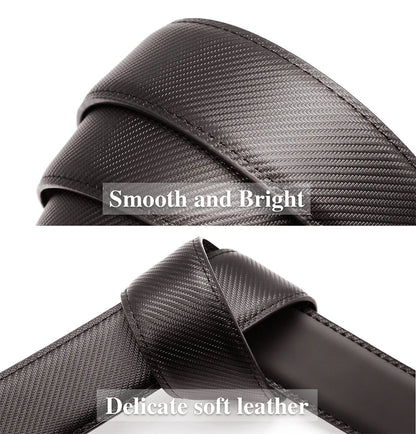 Men Belt Genuine Leather Belts Without Buckle Black Brown Men's Belts Without Buckle Cowskin  Luxury Belt  Cinturones Para Mujer