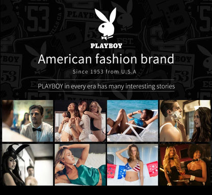 PLAYBOY 3112 Brand original authentic stainless steel strap luminous function calendar display men's quartz watch