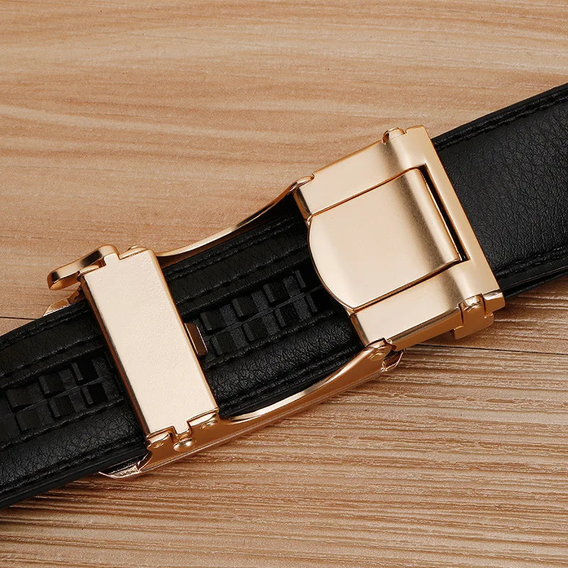 Women man Genuine Leather Belt For Female Strap Casual All-match Ladies Adjustable Belts Designer Automatic man belt buckle