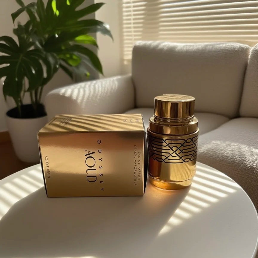 Armaf Odyssey Aoud EDP 100ml (3.4 fl oz), Luxury Oriental Woody Fragrance for Men, Aoud Edition