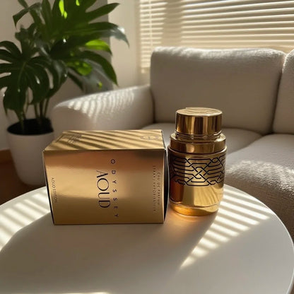 Armaf Odyssey Aoud EDP 100ml (3.4 fl oz), Luxury Oriental Woody Fragrance for Men, Aoud Edition