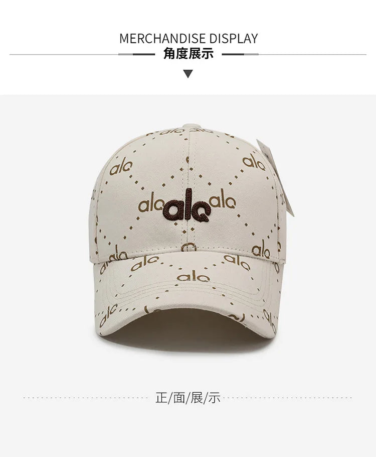 Hats Spring/Summer Ins Trendy Embroidered Baseball Hats - Duck Tongue Hats Men's and Women's Casual Versatile Sunshade Hats