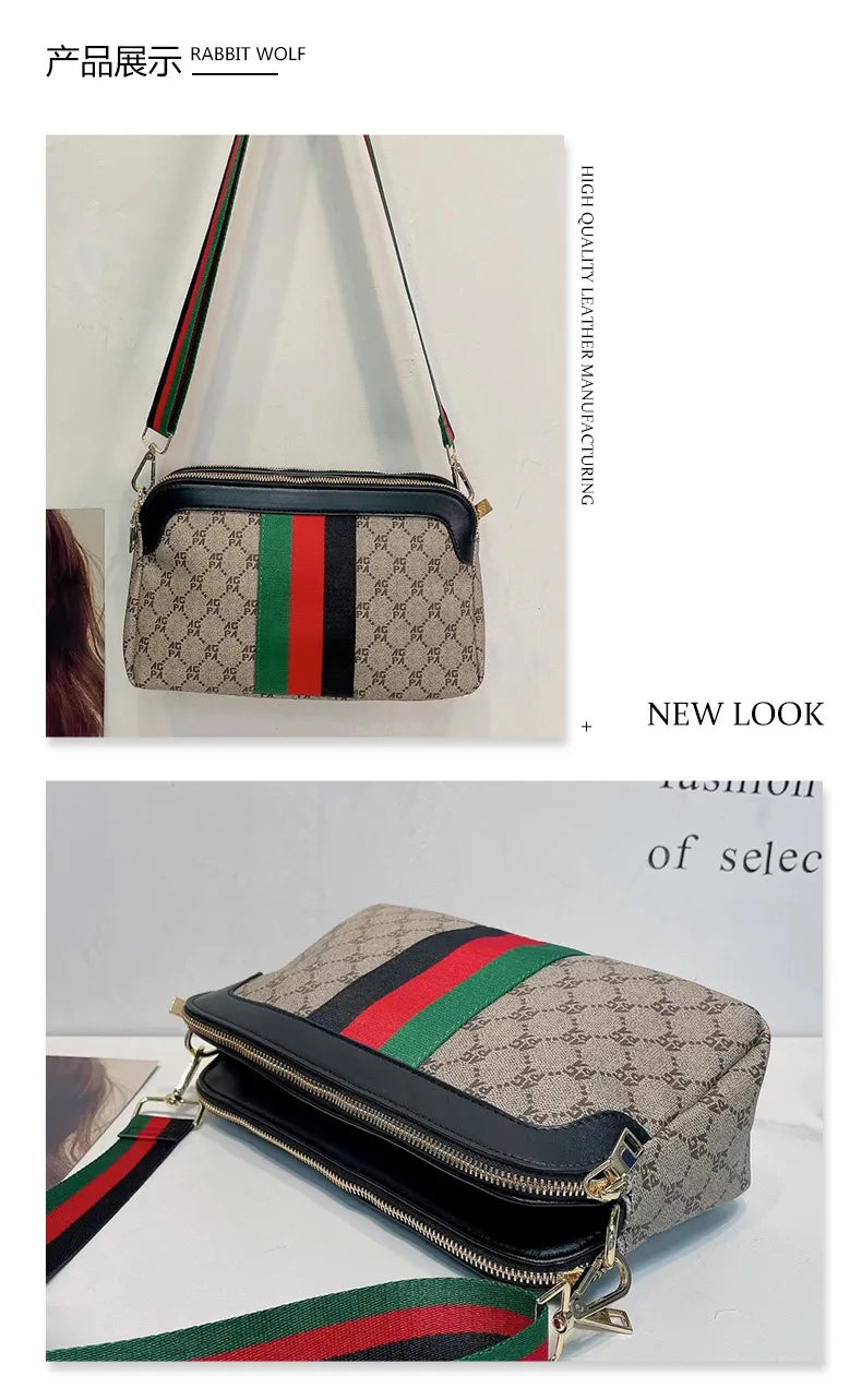 Fashion Popular Women's Bag Trend Brand Printed Versatile Shoulder Bag High-end Elegant Crossbody Bag Designer Luxury Handbags