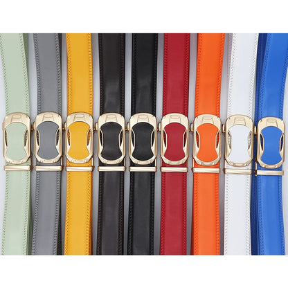 Women man Genuine Leather Belt For Female Strap Casual All-match Ladies Adjustable Belts Designer Automatic man belt buckle