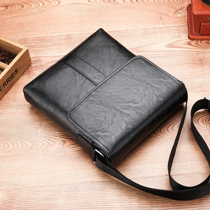 Soft leather shoulder bag, men's business casual bag, crossbody bag, men's bag, crossbody bag, small leather bag, hanging bag