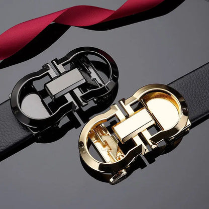Luxury Brand Men Belt High Quality Leather Business Designer famous Belts for men Jeans Strap Male Metal Buckle belt