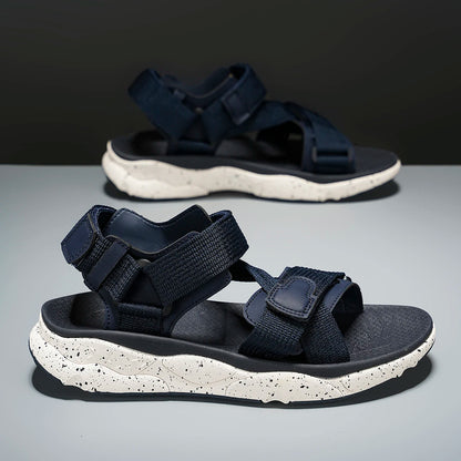 Men's Casual Sports Sandals Outdoor Hiking Sandals Comfortable Non-Slip Beach&Trekking Sandals Plus Size Adjustable