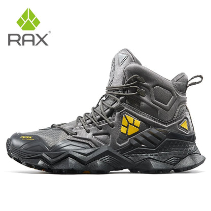 Rax Men  Waterproof Hiking Shoes Breathable Hiking Boots Outdoor Trekking Boots Sports Sneakers Tactical Shoes
