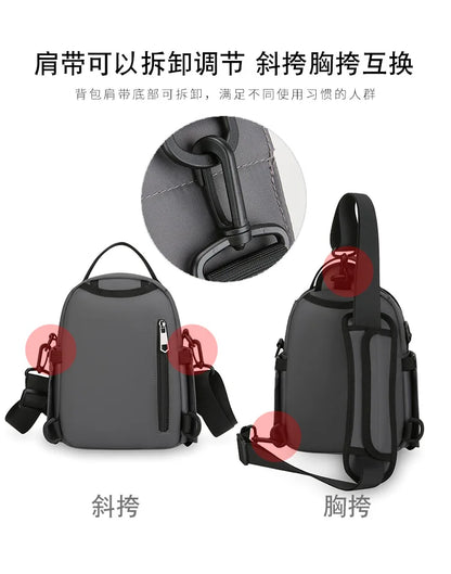 Men's Bag Outdoor Travel Shoulder Bag High Quality Nylon Crossbody Bags For Man Multi Functional Men's Handbag Bag Waist Packs