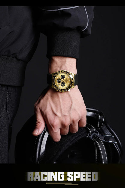 NAVIFORCE 2026 New Luxury Fashion Men‘s Business Casual Wrist Watch Waterproof Chronograph Silicone Strap Wristwatch Gifts Clock