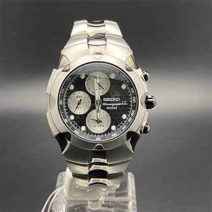 Original Japan SEIKO Men Watch Chronograph Series Quartz Watches 100m waterproof Sports watch SNA765J1