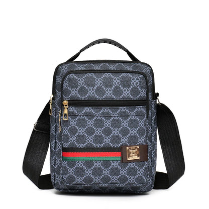 2026 New Fashion Men's Crossbody Bag Casual Multi-Layer Versatile Business Shoulder Bag Handbag