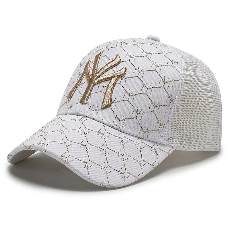 Fashion New MY Embroidered Baseball Cap Men Women Outdoor Sport Visor Sun Hat Adjustable Breathable Snapback Hip Hop Hats Gorras