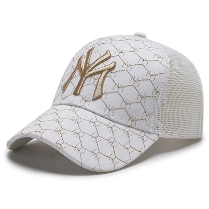 Fashion New MY Embroidered Baseball Cap Men Women Outdoor Sport Visor Sun Hat Adjustable Breathable Snapback Hip Hop Hats Gorras
