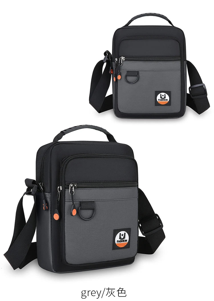 3 Layers Design Men's Small Bag Lightweight Oxford Men's Pouch Crossbody Bags For Man Fashion Casual Men's Handbag ShoulderBag