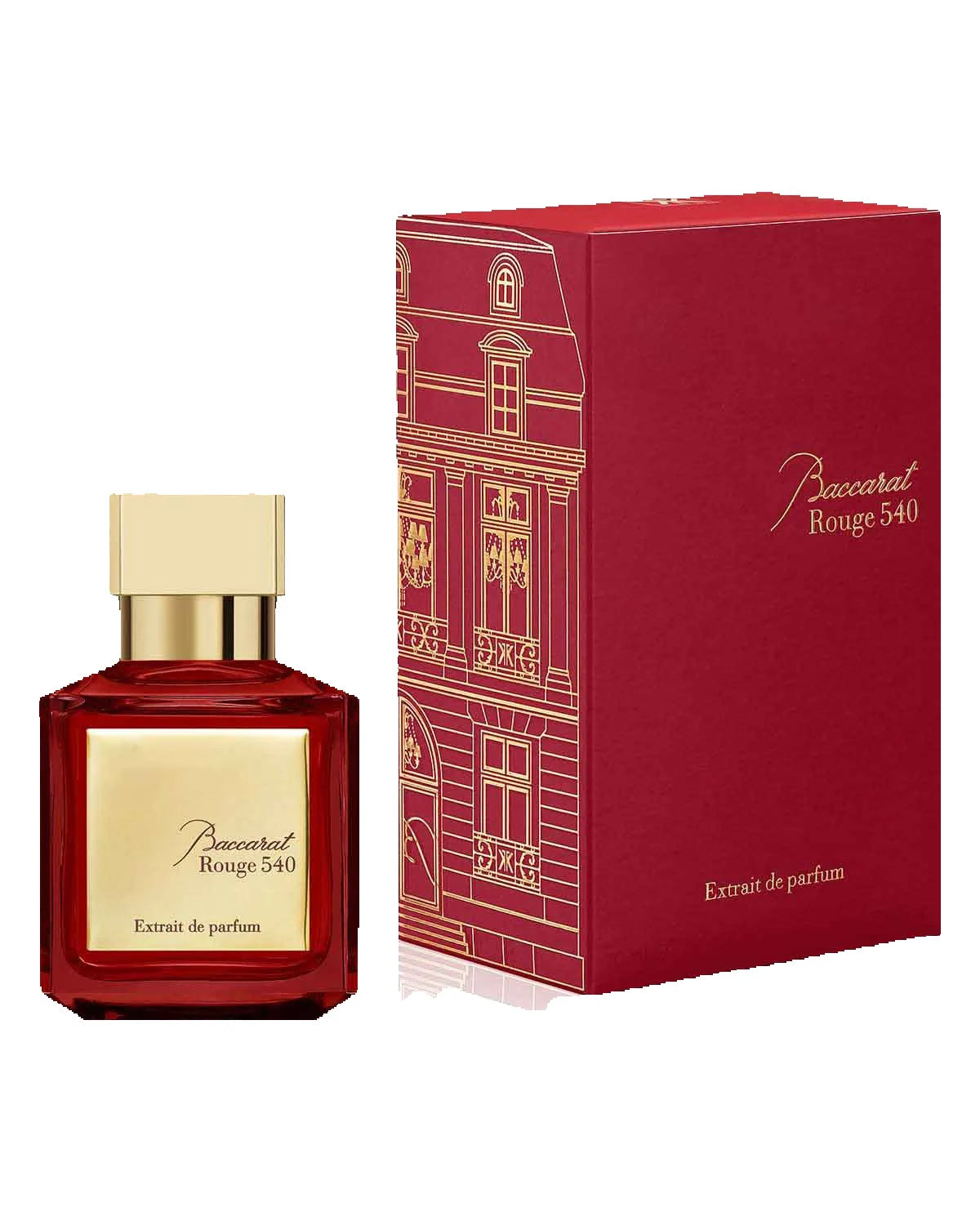 Baccarat 540 essence perfume is a rich and charming oriental flower fragrance. Amber, cedar, and musk are mellow and long-lasting, with a luxurious and atmospheric red toned bottle body, exuding a high-end and charming aura.