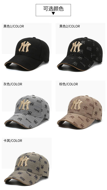 Fashion New High Quality Women Men Cap Hat Cool Lady Male MY Letters Baseball Cap Outdoor Visors Sun Cap Hat For Women Men