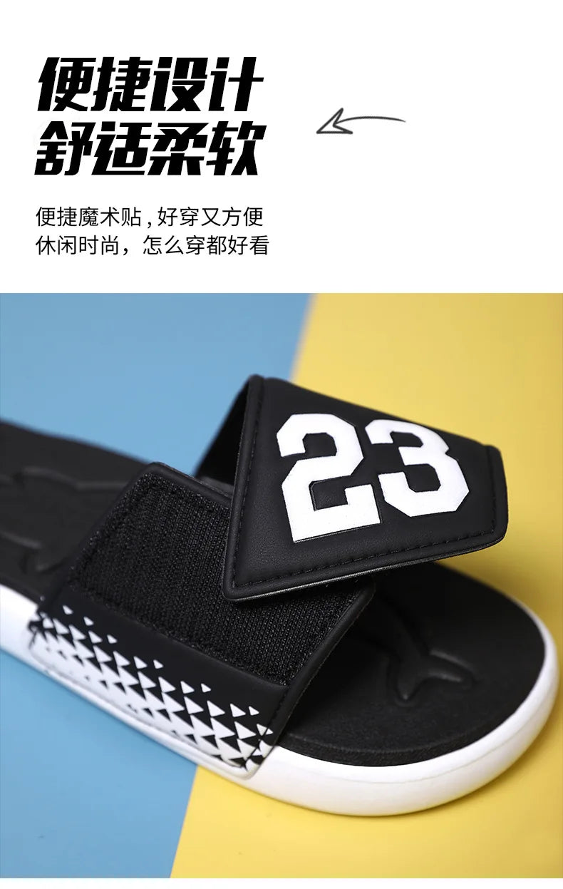 Men's Platform Slippers EVA Soft Soled Pillow Slippers Summer Beach Flip Flops Anti Slip Bathroom Home Fashionable Slippers