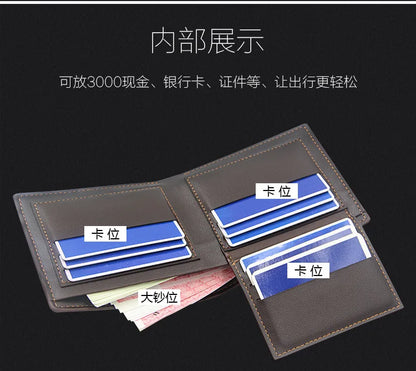 Men's Wallets Luxury Alligator Pattern Men Money Bag Safe Clutch Bag Business Style Male Money Purse Card Fashion Casual Holder
