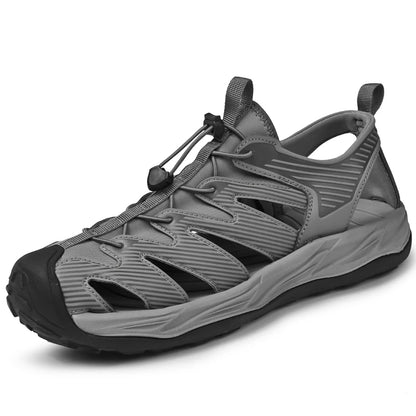 Water-wading quick-drying Baotou Sandals for men 2026 new summer soft soles wearing lightweight non-slip beach shoes for men 46