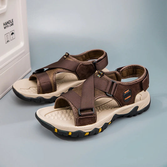 Summer Outdoor Sandals Leisure Fashion Sneakers Vacation, Beach Breathable, Wear-Resistant Hiking and Walking, Men's Sandals