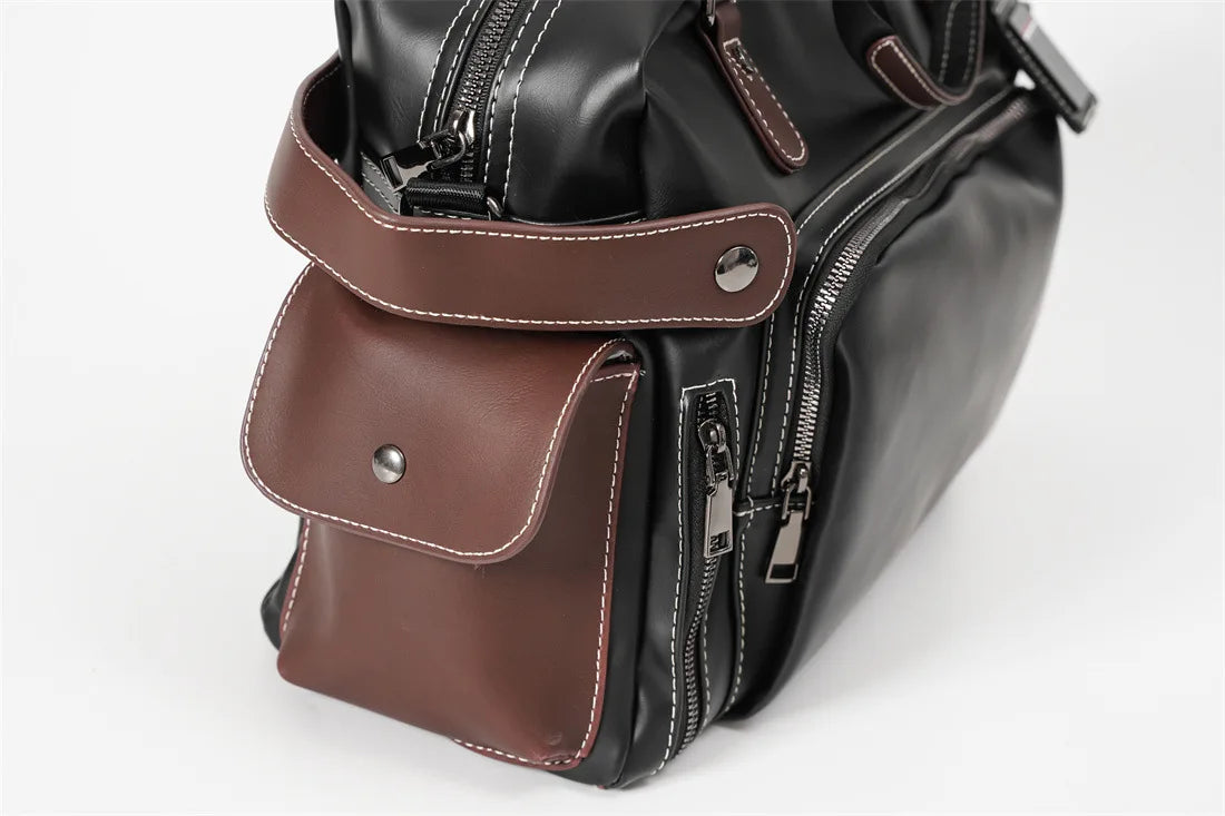 High Quality Handbag Men Business Briefcase Vinatge Fashion Top-Handle Bags For Men Large capacity Travel Laptop Bags Satchels