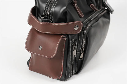 High Quality Handbag Men Business Briefcase Vinatge Fashion Top-Handle Bags For Men Large capacity Travel Laptop Bags Satchels
