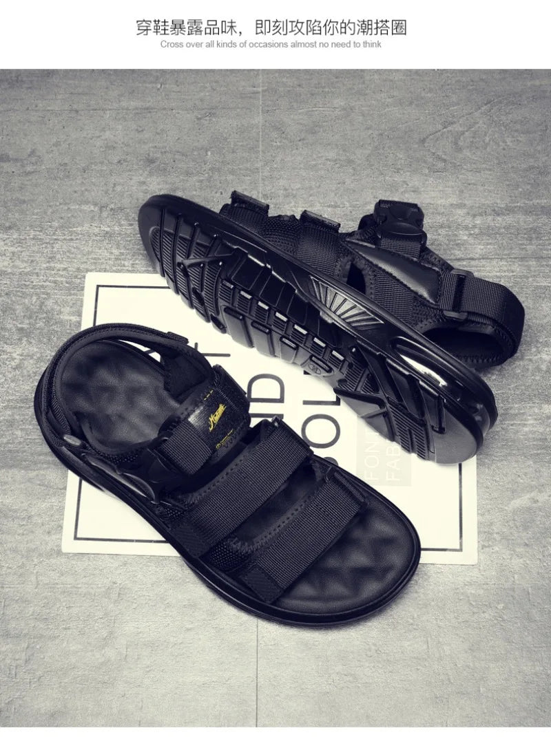 High Quality Men's Sandals Designer Platform Sandals for Men Fashion Outdoor Casual Sports Sandals 2025 Summer Beach Sandalias