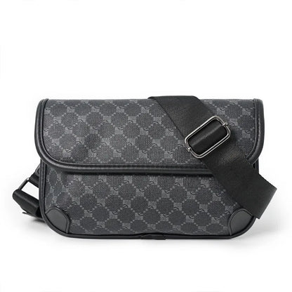 Brand Design Shoulder Bag Men Crossbody Bag Fashion Business PU Leather Shoulder Bag Male Mobile Phone Bag Purses Handbags New