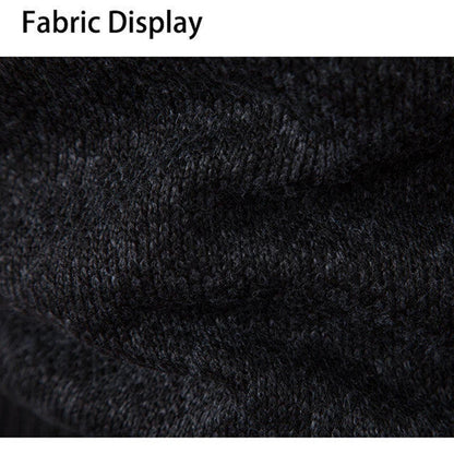 Men's knit sweater Korean version of the new trend of fall and winter casual collar sweater cardigan jacket men's clothing