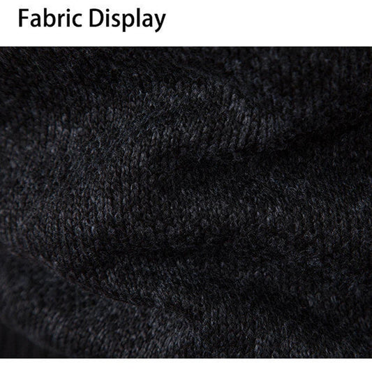 Men's knit sweater Korean version of the new trend of fall and winter casual collar sweater cardigan jacket men's clothing