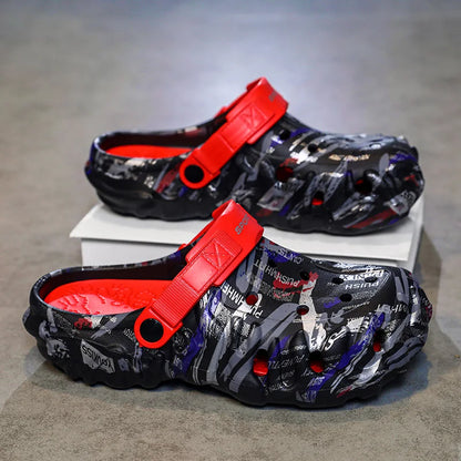 2026 Summer Men's Sandals New Home Garden Shoes Comfortable and Lightweight Men Slippers Non-Slip Soft Bottom Flip Flop Sandals