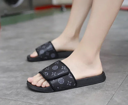 Men's Genuine Leather Sandals Comfortable Man Sandal House Slippers Man Summer Shoes Sale Genuine Mens Slipper Flip Flop Slides