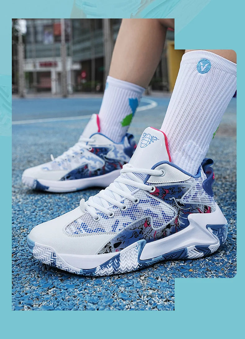 New Men Fashion Sports Shoes Basketball  Anti slip Breath Shoes Training comfort Athletic Sneakers Outdoor Walking Shoes Zapatos