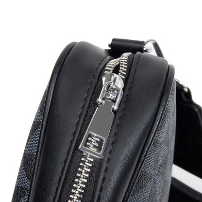 Fashion Crossbody Bag Men Three in One Design Men's Crossbody Bags Diamond Lattice Print Shoulder Messenger Bag Male Hanabag