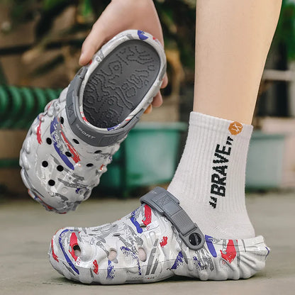 2026 Summer Men's Sandals New Home Garden Shoes Comfortable and Lightweight Men Slippers Non-Slip Soft Bottom Flip Flop Sandals