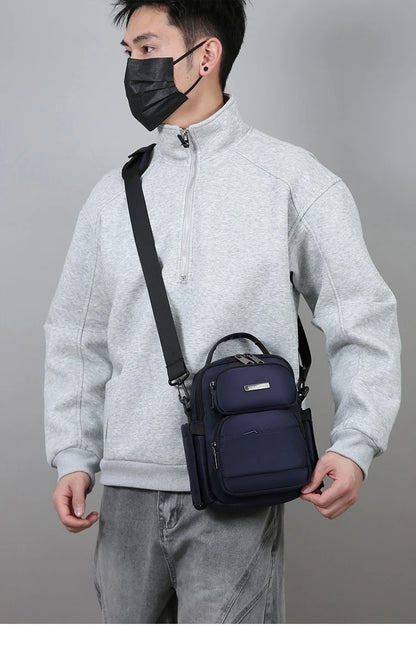 Men's Bag Outdoor Travel Shoulder Bag High Quality Nylon Crossbody Bags For Man Multi Functional Men's Handbag Bag Waist Packs