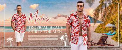 New Men's Large Size Shirts Daily Versatile Comfortable Breathable Short-sleeved Men's Button-down Shirts Fashion Men's Clothing