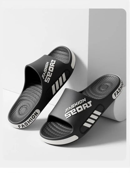 Men's and Women's Professional Design Large Size Eva Slippers Trendyy Student Couple Slippers Outdoor Wear Non-Slip Slippers Women's Summer