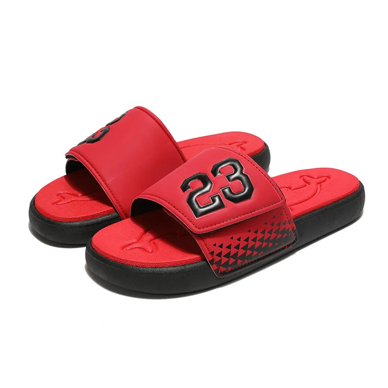 Men's Platform Slippers EVA Soft Soled Pillow Slippers Summer Beach Flip Flops Anti Slip Bathroom Home Fashionable Slippers